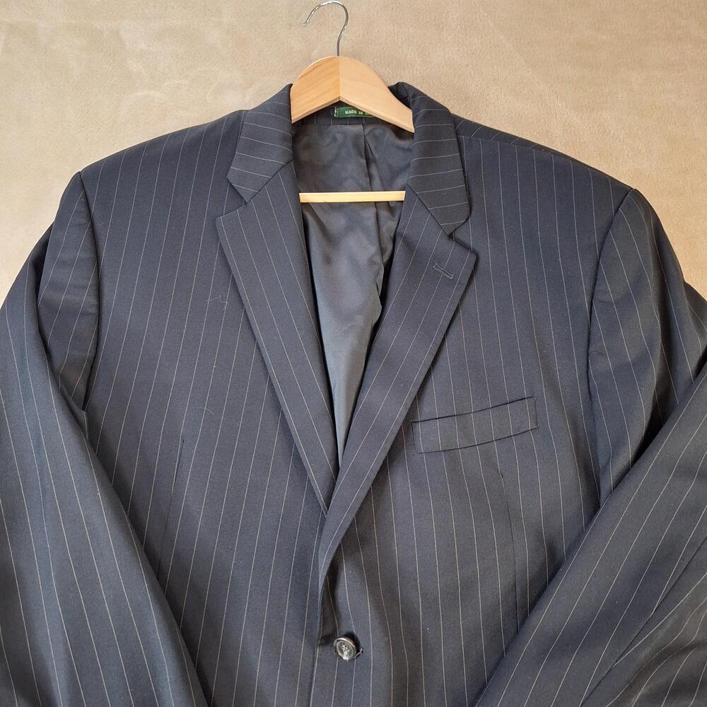 Lauren Ralph Lauren Suit Jacket Mens 48R Black Wool Single Vent 2 Btn Canada